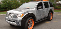 Nissan Pathfinder als Graffiti-Kunstwerk