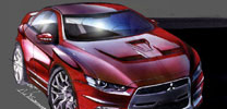 Studie des neuen Mitsubishi Evo in Detroit