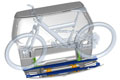 Heckklappe mit Fahrradträger