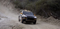 Porsche Cayenne auf Rallye in die Mongolei