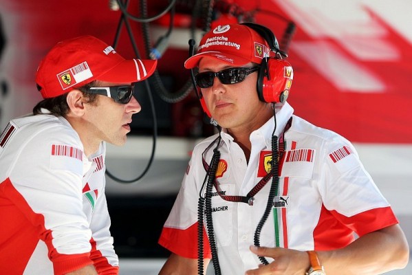 Schumacher im F2007: Erste Ausfahrt im aktuellen Auto