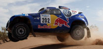 Volkswagen mit zwei Race Touareg in Dubai