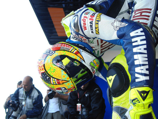Warm-up MotoGP: Rossi fuhr - Stoner holte Bestzeit