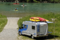 Amphibien-Mobil auf dem Caravan-Salon - Bild