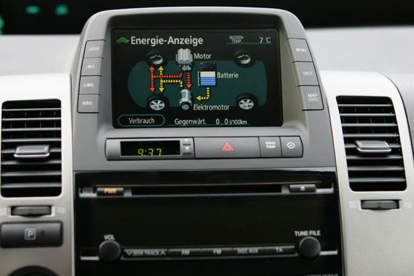 Toyota Prius - Energieanzeige
