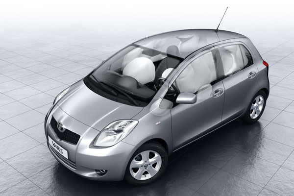 Toyota Yaris - passive Sicherheit