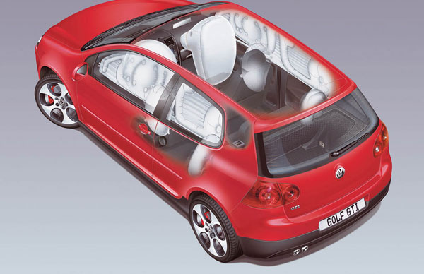 VW Golf GTI - passive Sicherheit