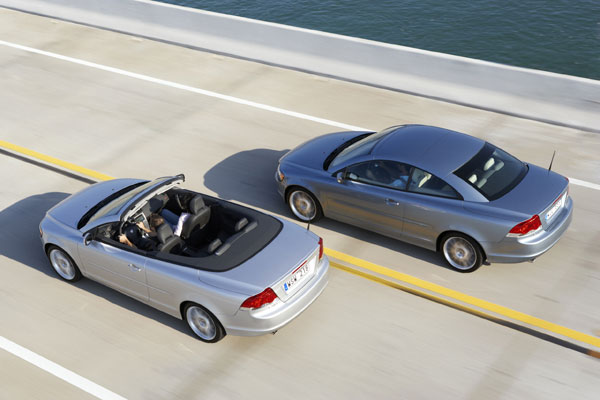 Volvo C70 - offen und geschlossen