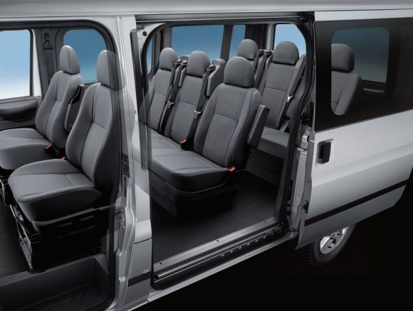 Ford Transit mit aufgewerteter Serienausstattung