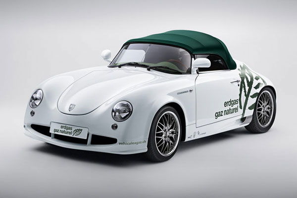 Retro-Roadster mit Erdgas-Turbomotor