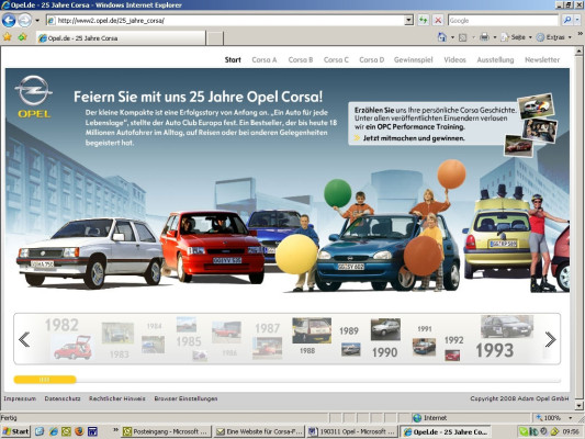Opel gibt online Infos zum Corsa