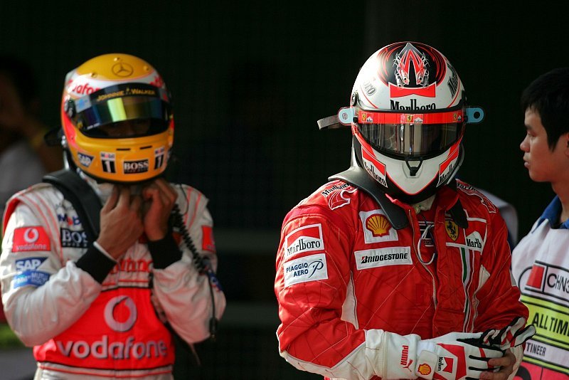Räikkönen und Hamilton: Alles auf Kurs
