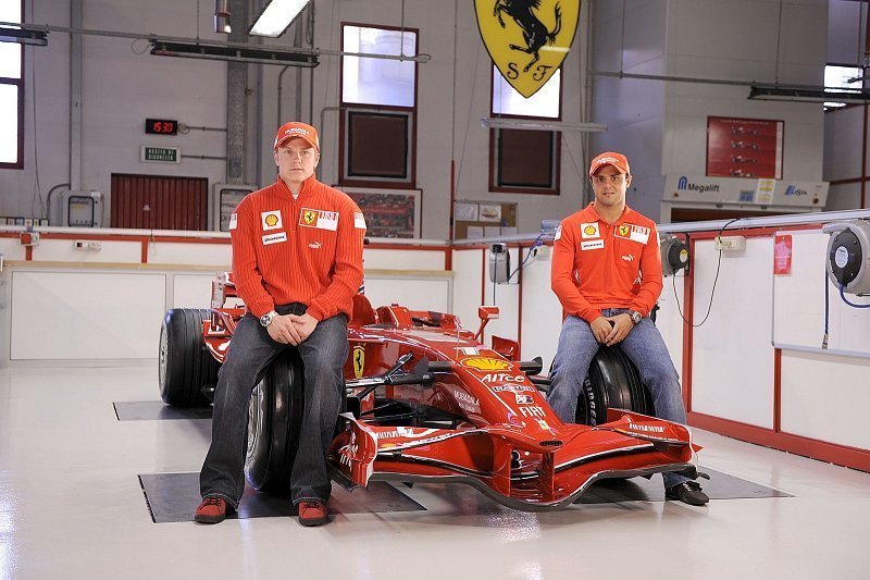Räikkönen und Massa: Ein Kind großziehen