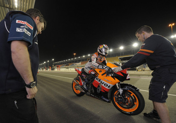 Repsol Honda vor Katar: Pedrosa ist es zu feucht