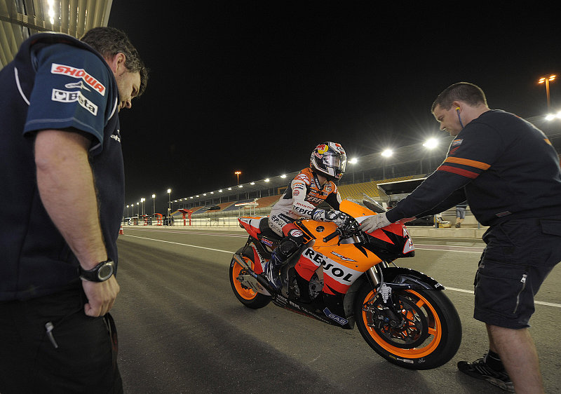 Repsol Honda vor Katar: Pedrosa ist es zu feucht