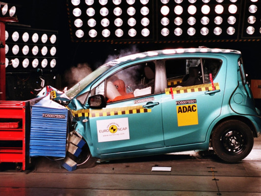 Vier Sterne für den Suzuki Splash im Crashtest