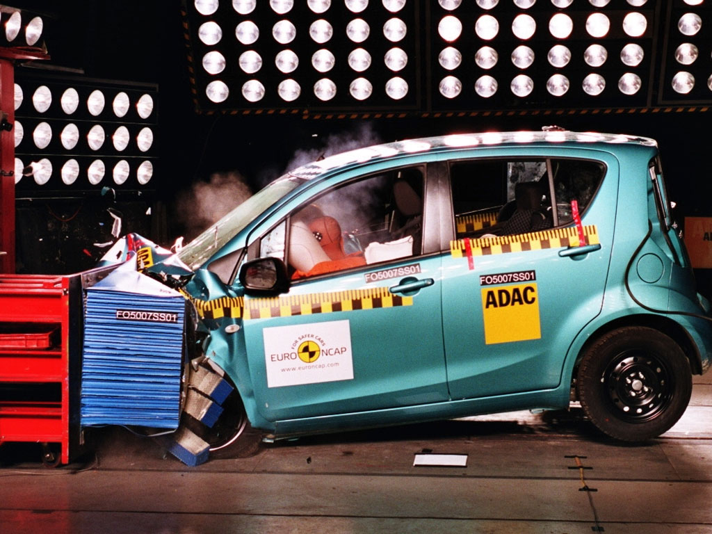 Vier Sterne für den Suzuki Splash im Crashtest
