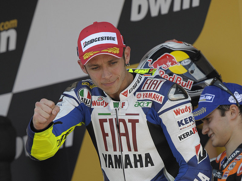 Rossi erleichtert: Das Podest vermisst
