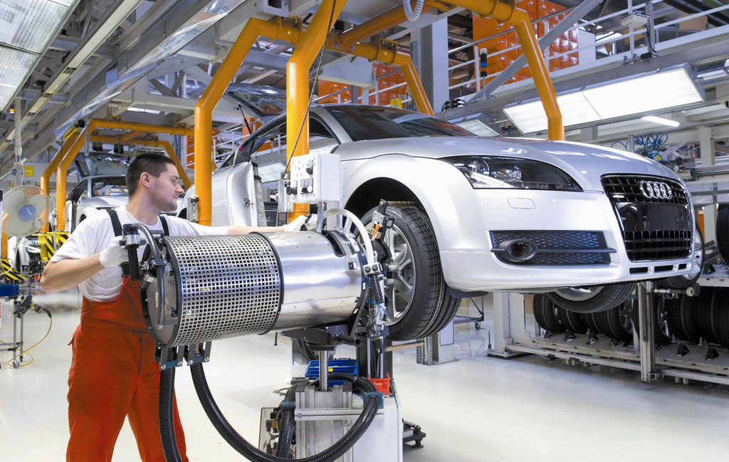 Audi-Werk in Györ mit Produktionsjubiläum 