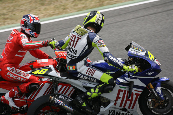 Rossi rechnet weiter mit Stoner: Ein großer Gegner
