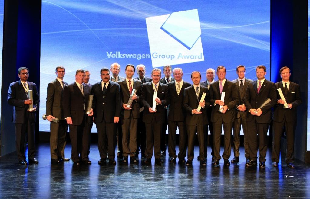 Volkswagen-Konzern zeichnet die besten Lieferanten aus