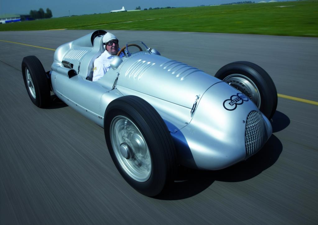 Audi-Weltpremiere mit Nick Mason in Goodwood