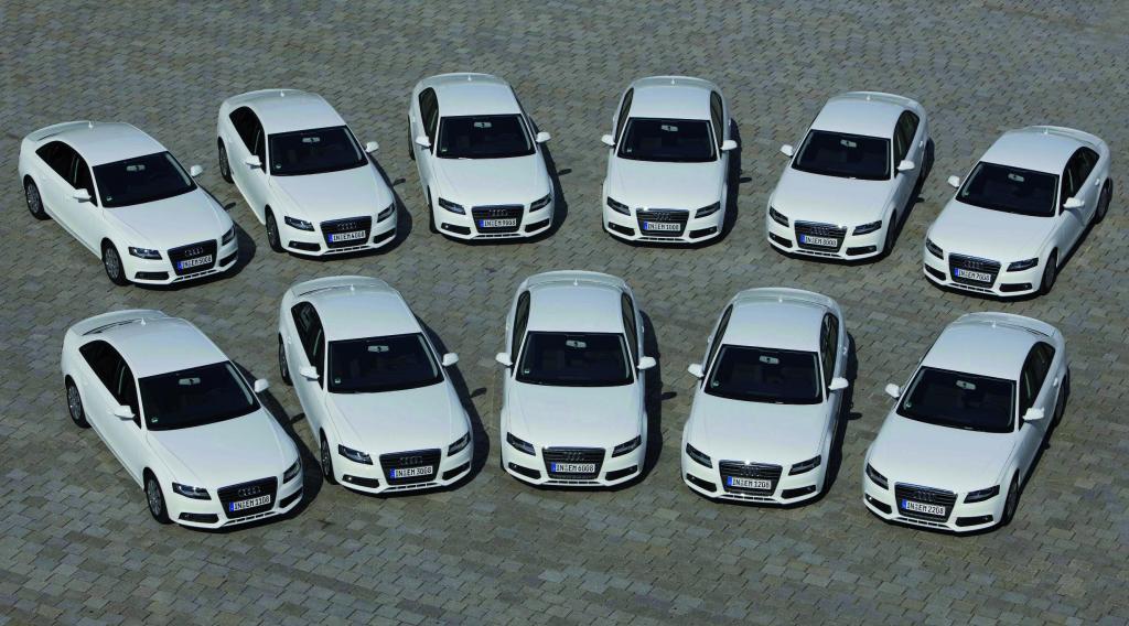 Elf Audi A4 2.0 TDI auf Sparfahrt