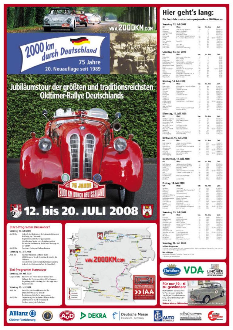 Oldtimer-Tour durch ganz Deutschland 