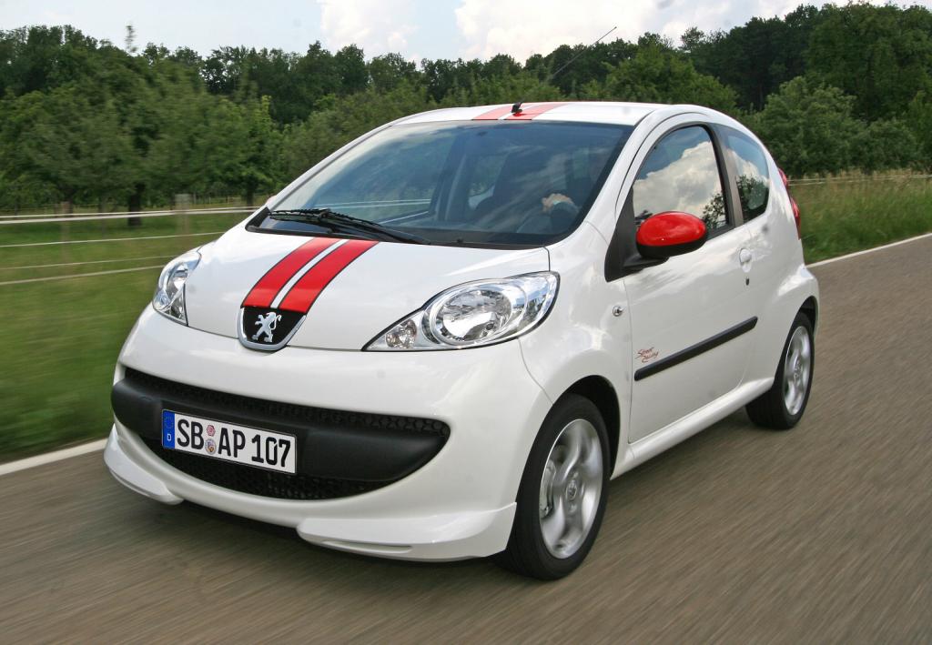 Peugeot 107 Street Racing jetzt auch in Weiß