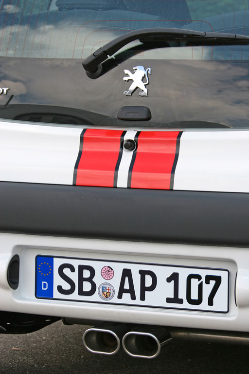 Peugeot 107 Street Racing jetzt auch in Weiß