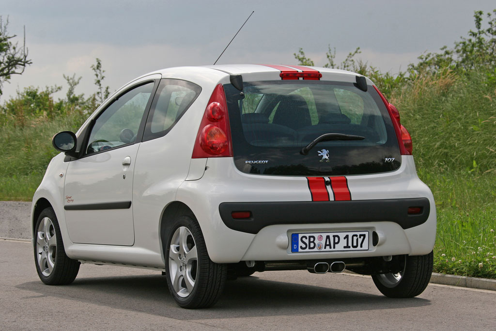Peugeot 107 Street Racing jetzt auch in Weiß