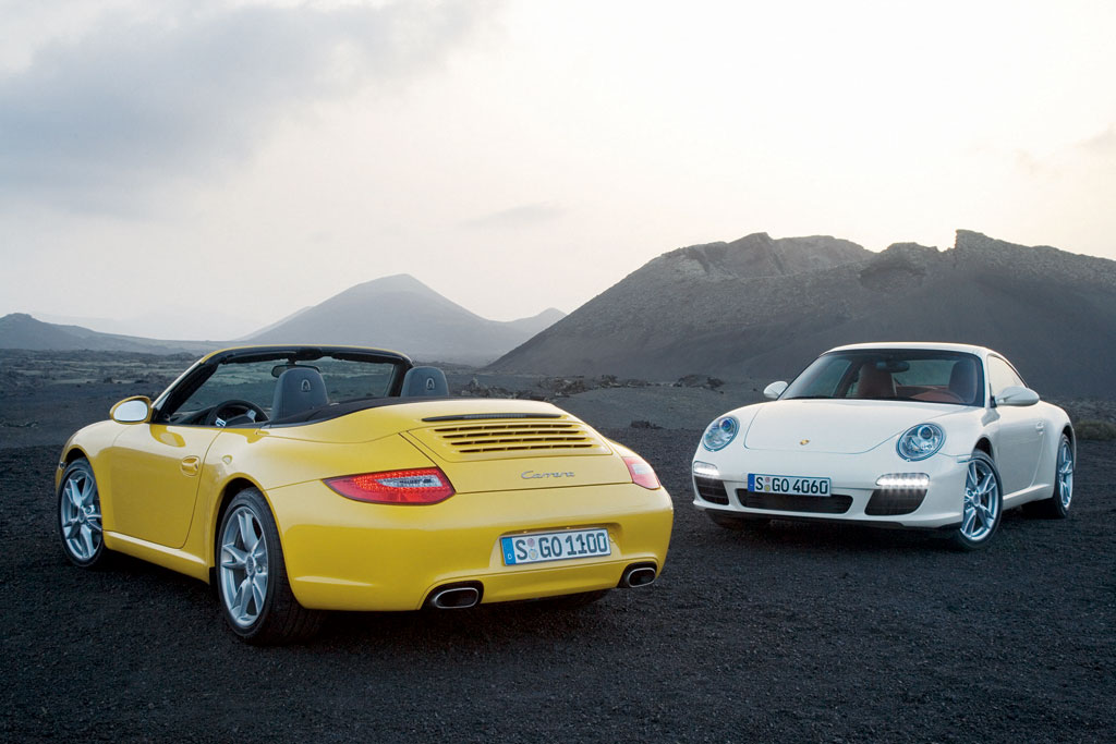 Porsche präsentiert Carrera 4 mit elektronisch geregeltem Allradantrieb