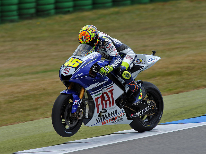 Rossi entschuldigte sich: Spitzenpace auf verbogenem Motorrad