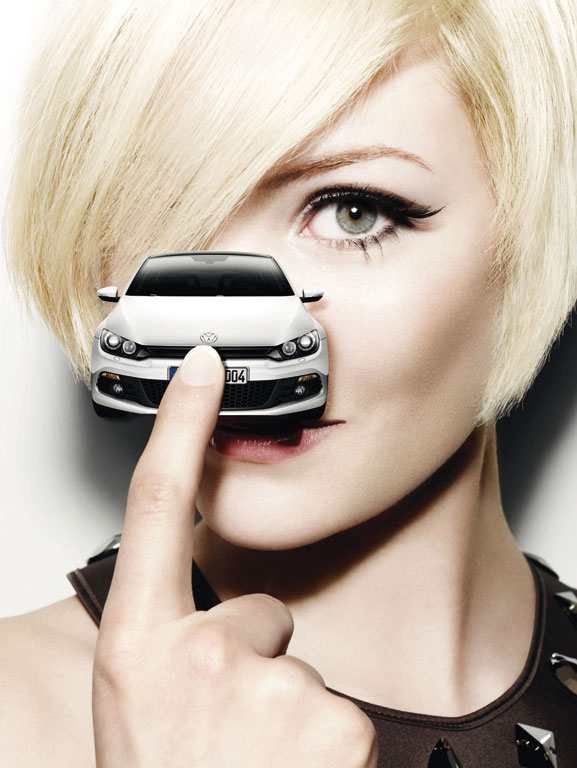 VW Scirocco für ''Germany's next Topmodel''