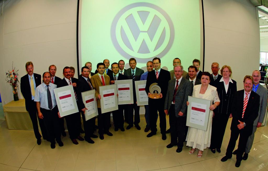 Volkswagen verleiht Arbeitssicherheitspokale 2007