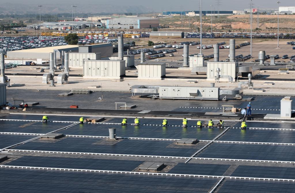Bei General Motors entsteht die größte Solardach-Anlage der Welt