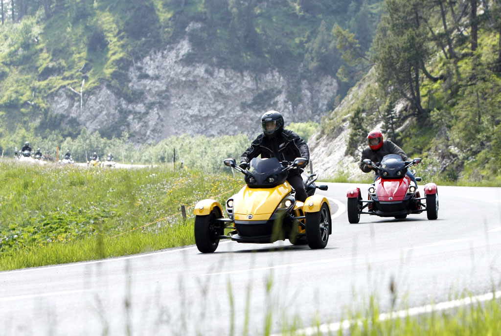 Can-Am Spyder: Jetski auf dem Asphalt 