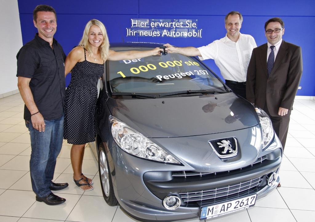 Einmillionster Peugeot 207 fährt in Deutschland