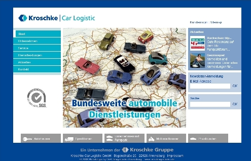 Kroschke Car Logistic mit neuem Onlineauftritt