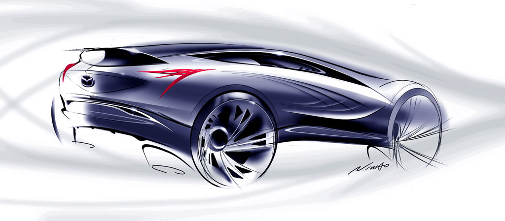 Mazda stellt in Moskau die Studie Kazamai vor