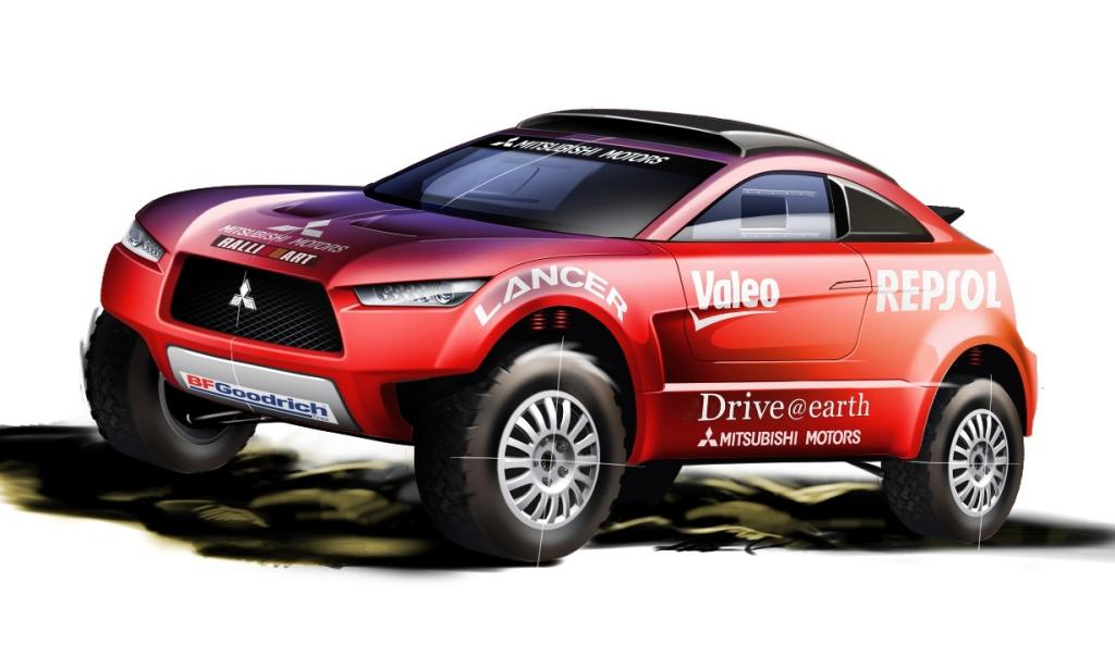 Mitsubishi setzt bei der Rallye Dakar auf den Lancer