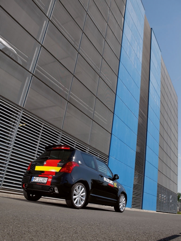 Rallye-Design für Sondermodell des Suzuki Swift