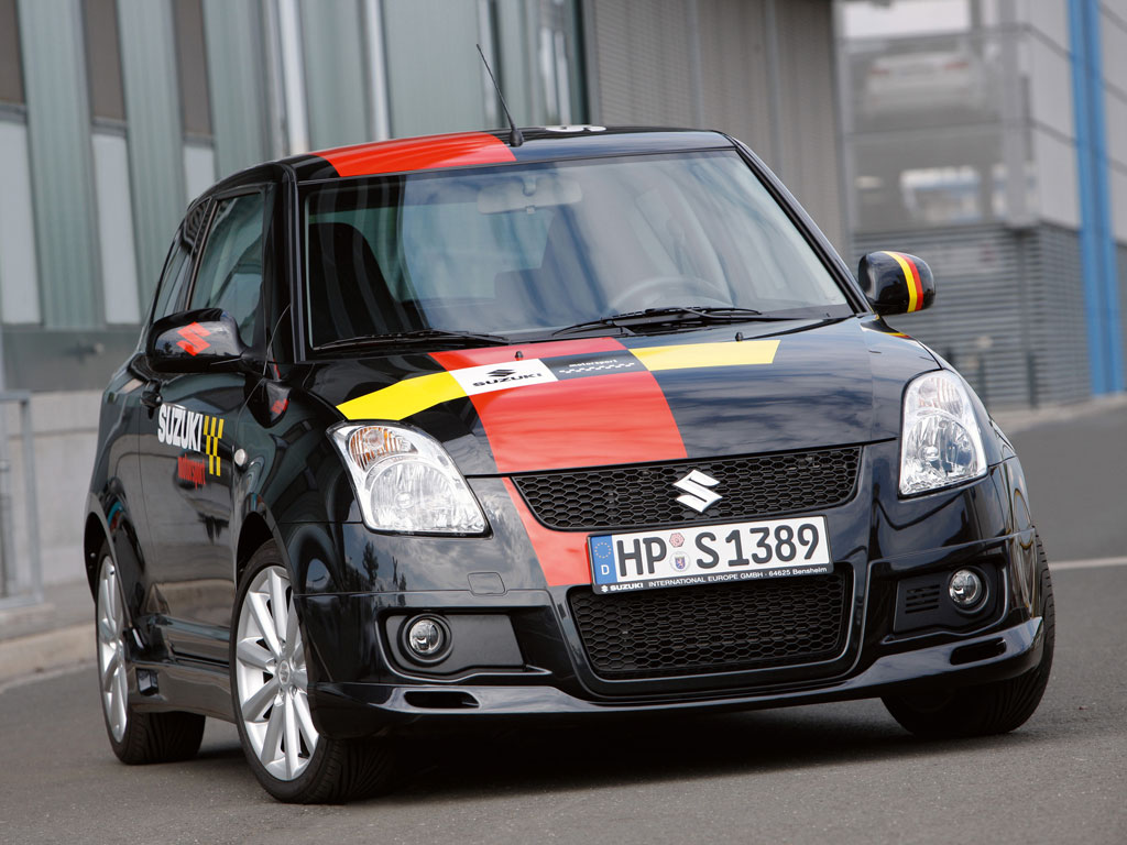 Rallye-Design für Sondermodell des Suzuki Swift