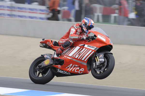Stoner dominiert auch Warm-up: Rossi hat Vermeulen und Melandri im Nacken