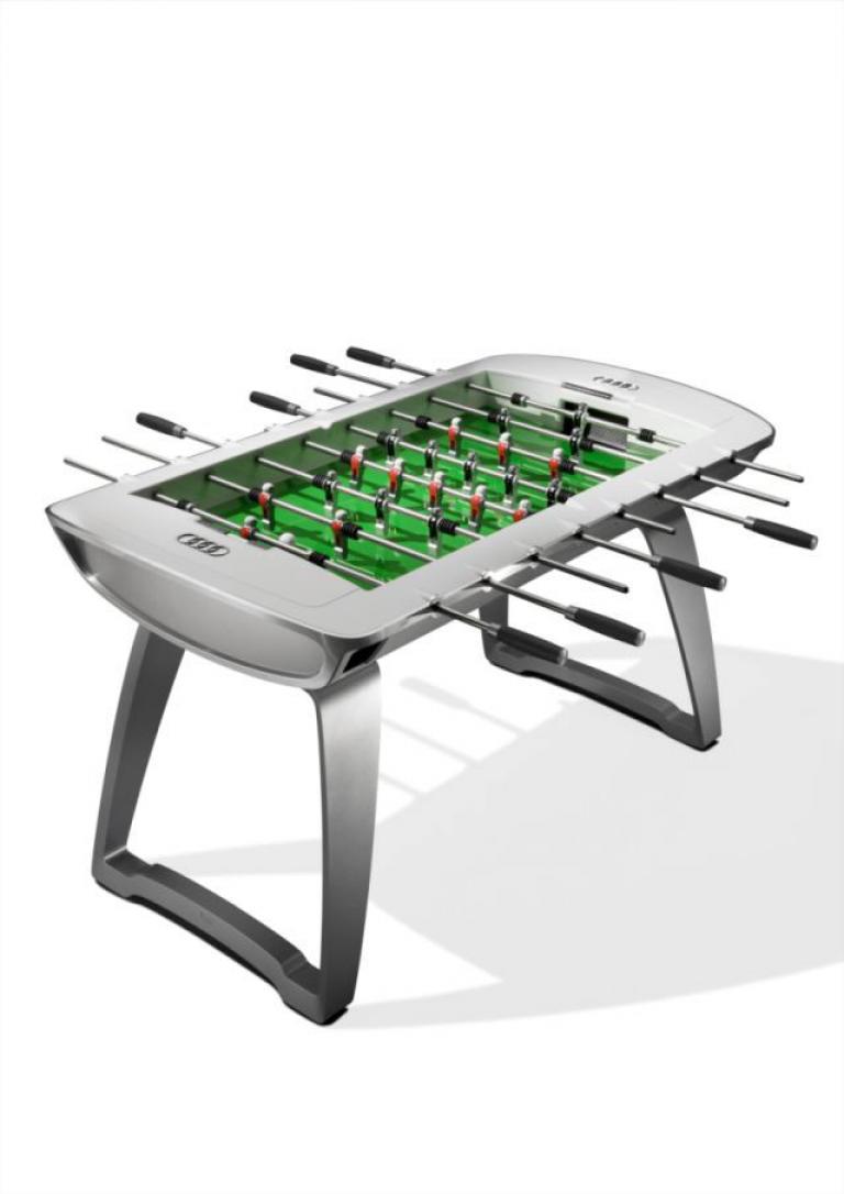 Tischkicker im Audi-Design 
