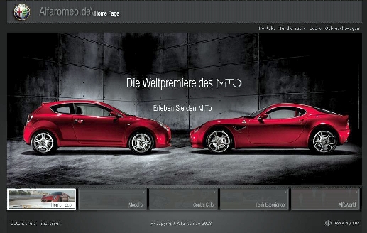 Alfa Romeo hat neue Homepage