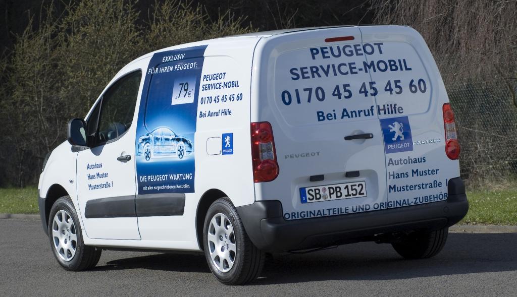 Peugeot Partner Kastenwagen als ''Service Edition''