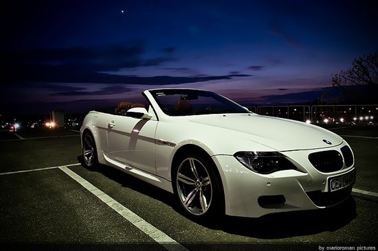 Weiße Raubkatze : BMW M6 Cabriolet