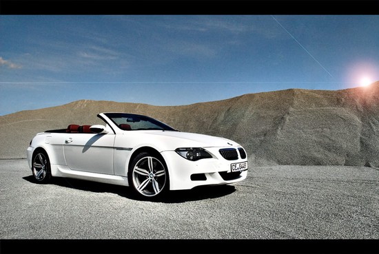 Weiße Raubkatze : BMW M6 Cabriolet
