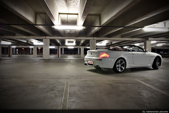Weiße Raubkatze : BMW M6 Cabriolet